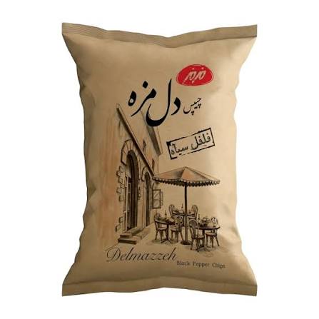 چیپس دل مزه فلفلی مزمز