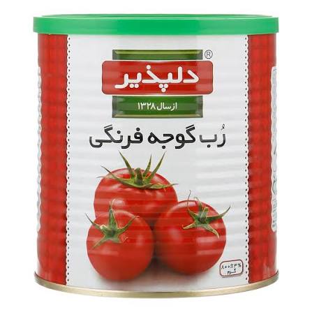 رب گوجه فرنگی دلپذیر قوطی 800گ