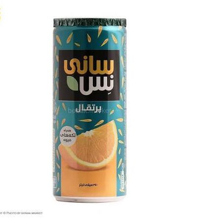 آبمیوه قوطی سانی نس پرتغال240م