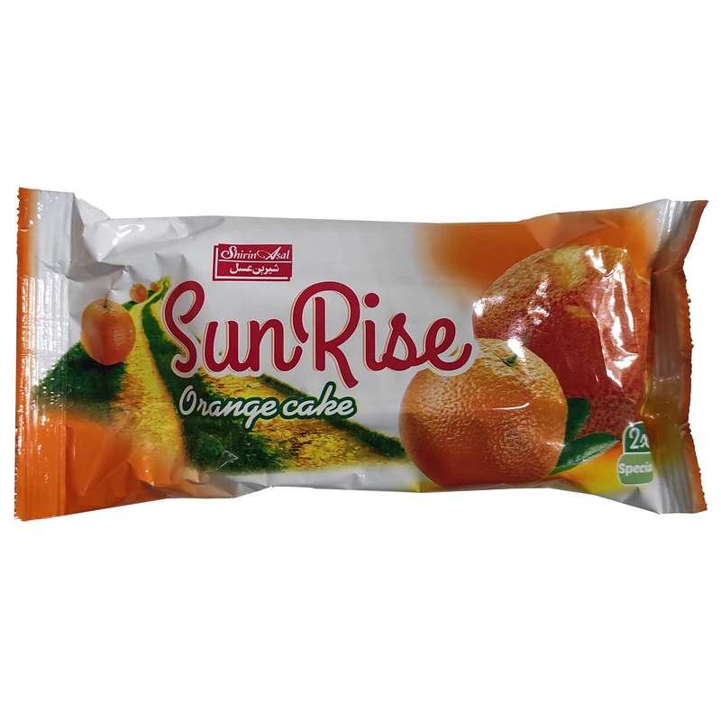 کیک دو قلوی پرتقال سان رایس 50گ