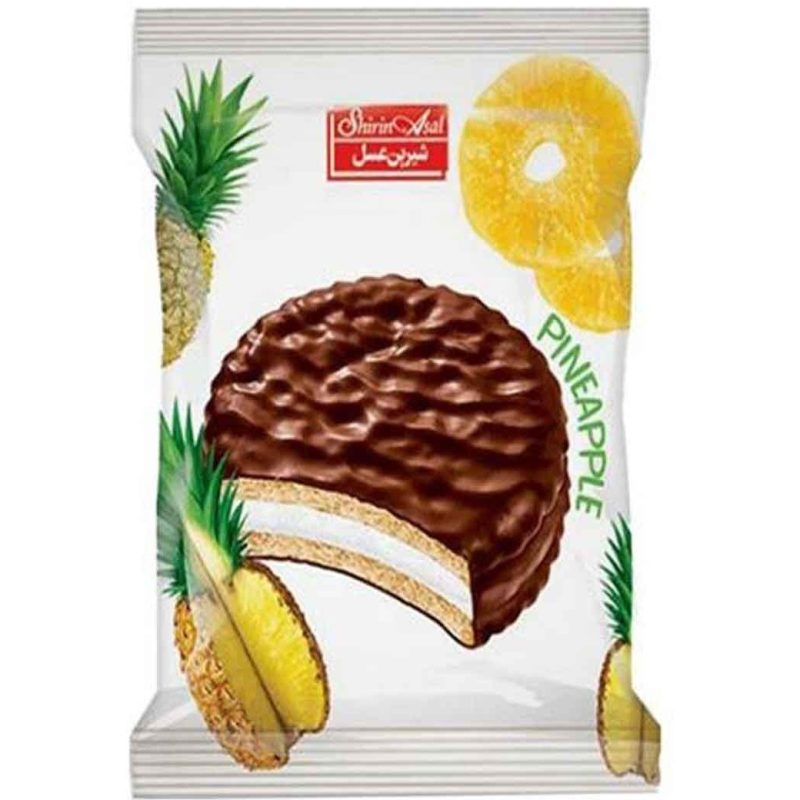 والس شکلاتی مغزدار آناناس شیرین عسل 25 گ