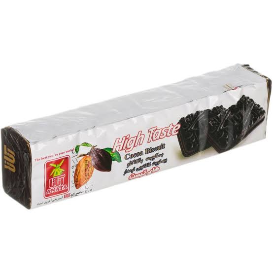بیسکوییت کرمدار کاکایو با کرم کاکایو
