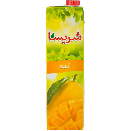 آبمیوه انبه شریسا 1ل(پاکتی)